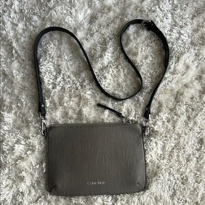 Calvin Klein Gray Crossbody Bag